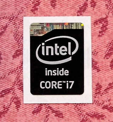 Intel Core I7 Inside Black Sticker 15.5 X 21mm Haswell Extreme Badge