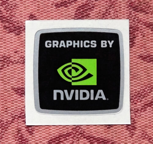 Graphics By Nvidia Sticker 18 X 17.5mm Case Badge Logo Label Usa Seller