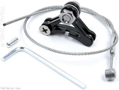 Tektro Alloy Triangle Cantilever Brake Straddle Bike Cable / Wire Hanger - Black
