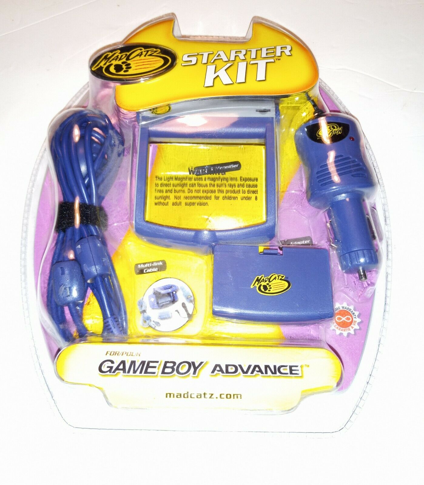 Gameboy Advance Genuine Official Nintendo Starter Kit Madcatz