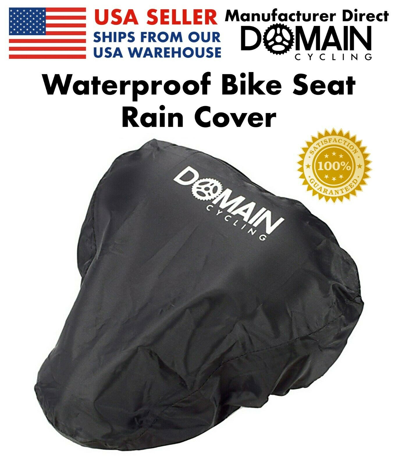 Bike Seat Cover, Waterproof Rain Bicycle Saddle Cover - Domain Cycling