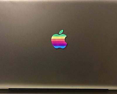 Glowing 2021 Retro Apple Macbook Pro Air Sticker Mac Laptop Decal Logo Retina