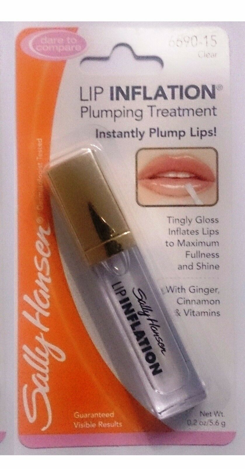 Sally Hansen Lip Inflation Plumping Treatment - 6690-15 Clear