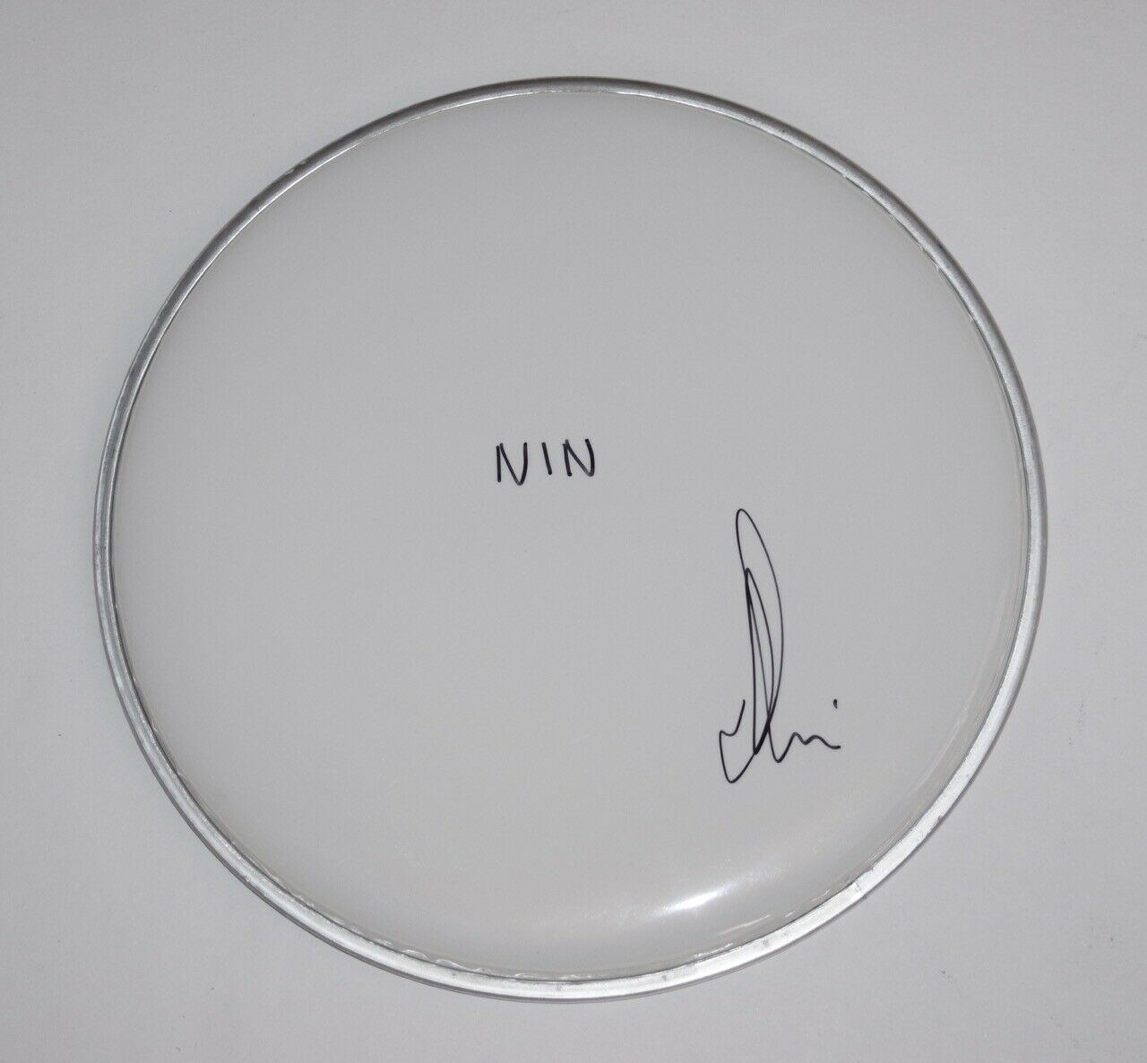 Ilan Rubin Signed Autographed 10" Drumhead Nine Inch Nails Nin Drummer Coa R
