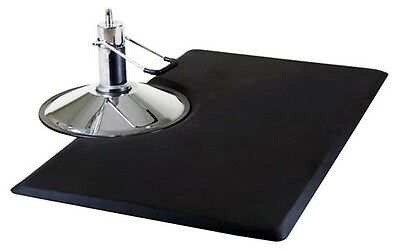Anti Fatigue Rectangle Black Hair Stylist Mat Beauty Salon Equipment Floor 3x4