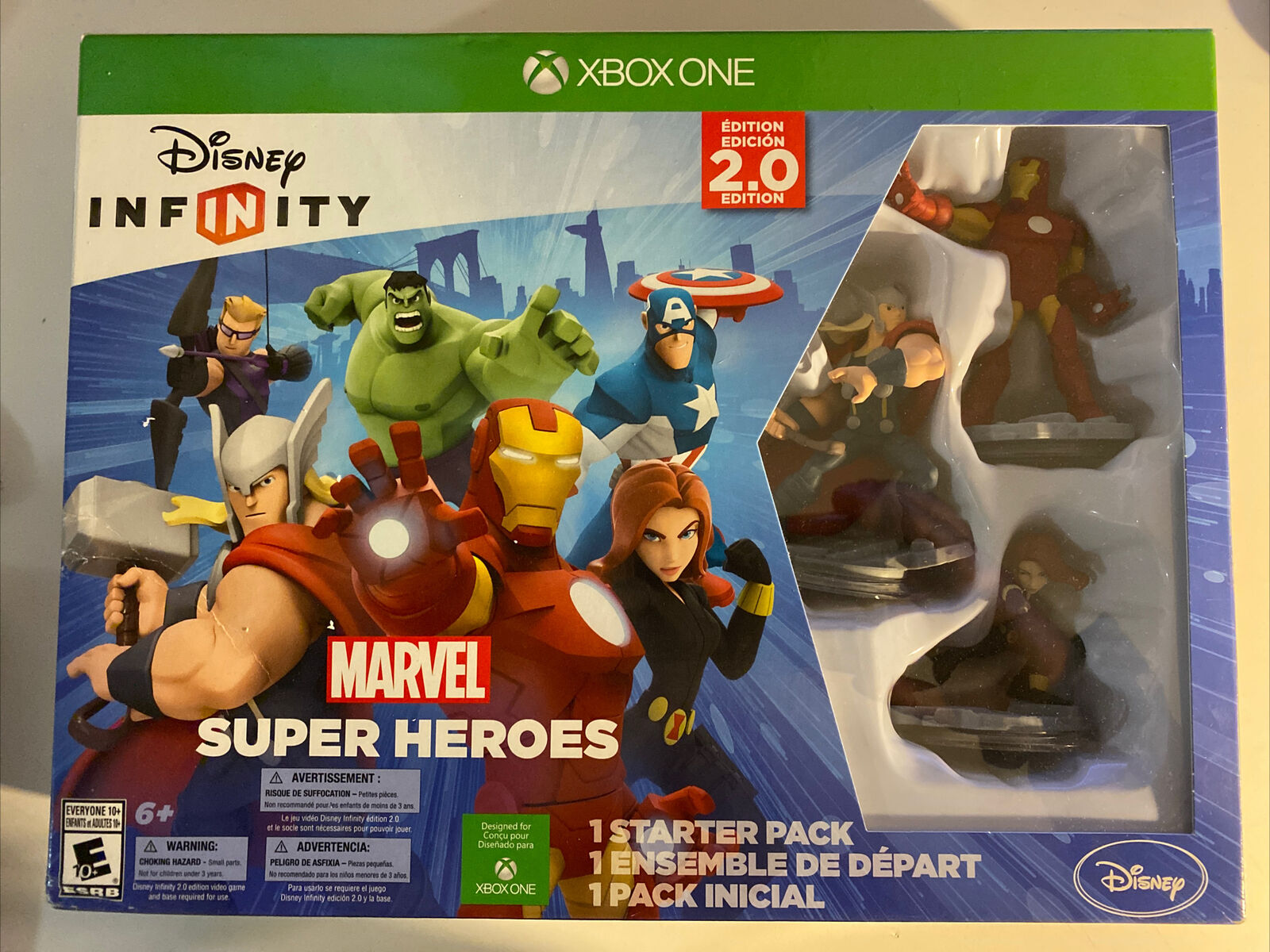 Xbox One Disney Infinity Marvel Super Heroes 2.0 Edition Brand New. Damage Box