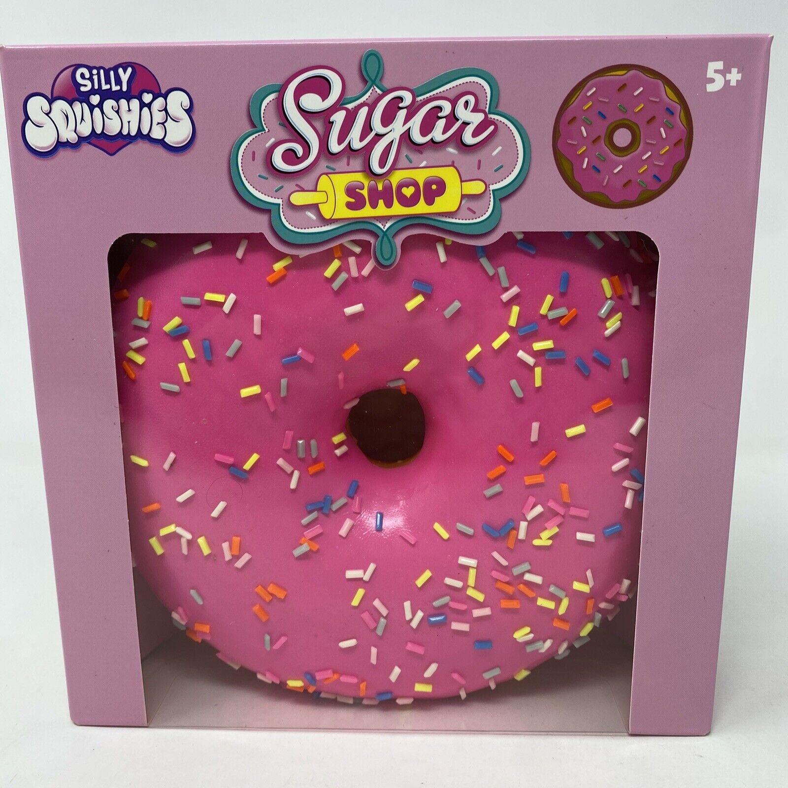 Nib Silly Squishies Jumbo Donut Authentic & Collectable