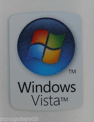 Going Out Of Business! Windows Vista Replacement Stickers, Badge, Logo, Decal