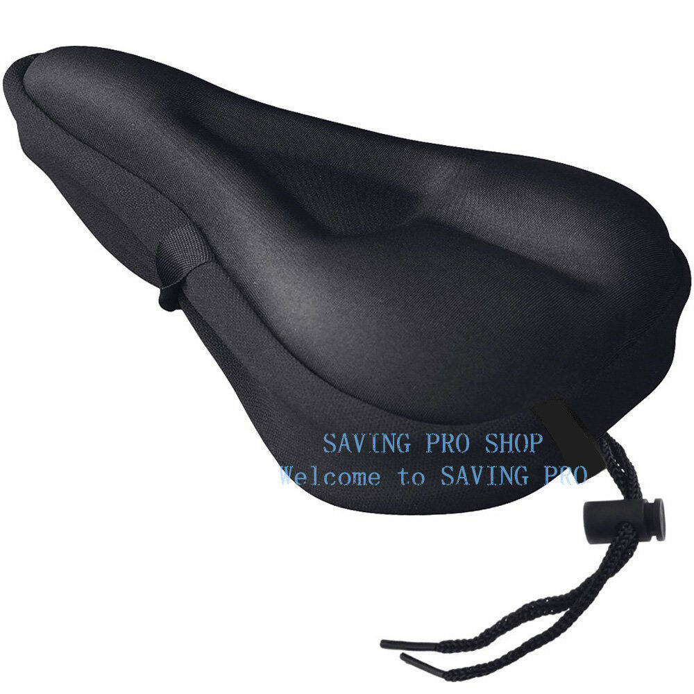 Soft Saddle Pad Cushion Cover Gel Silicone Seat For Mountain Bike Bicycle New