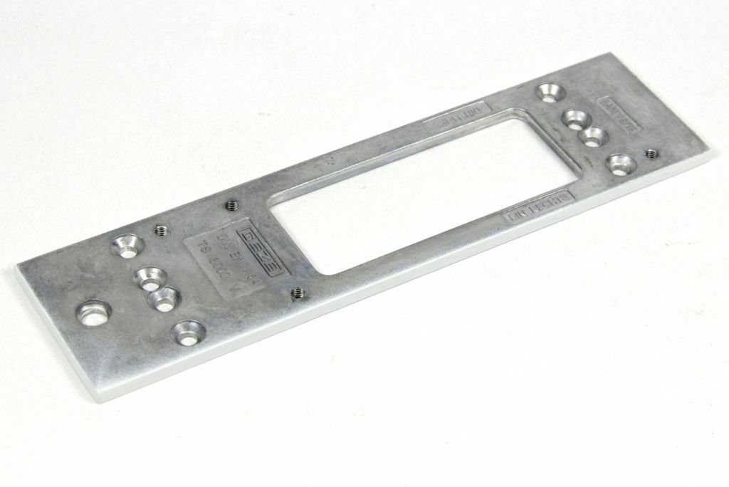 Geze Mounting Plate For Door Closers Ts 3000 V Ral 9016 Traffic White