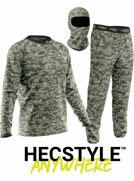 New Hecstyle Suit Deer Hunting Clothing-3 Piece Shirt, Pants, Headcover - Sm-5xl