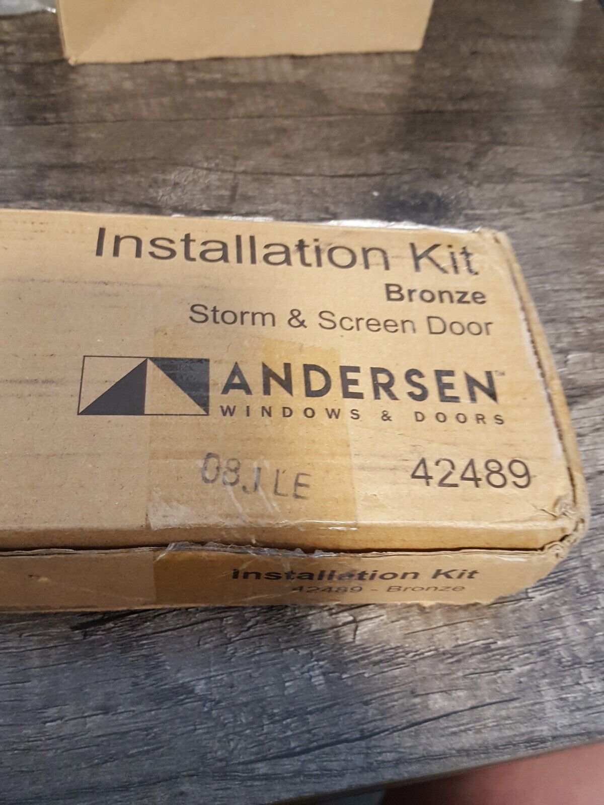 Andersen Windows & Doors - Storm & Screen Door Installation Kit - Bronze - 42489