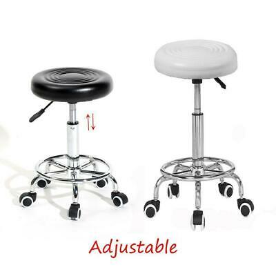 Hydraulic Adjustable Salon Stool Swivel Rolling Tattoo Chair Spa Massage