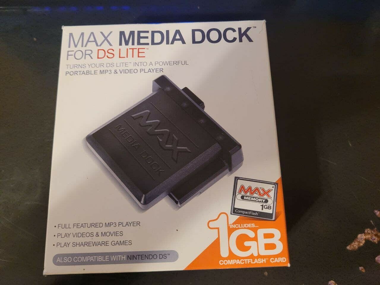 Datel Max Media Dock (for Original Nintendo Ds/ Nintendo Ds Lite, Complete, 1gb)