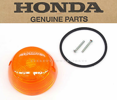 New Genuine Honda 1960s-1980s Amber Turn Signal Lens Gasket Screw See Note #k06