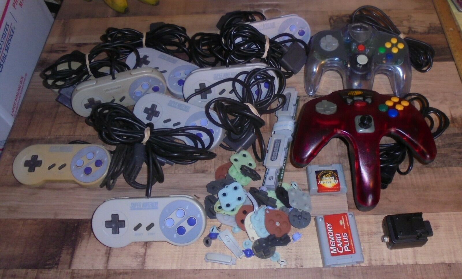 "snes & N64" Controllers And Accessories For Parts Only - Nintendo
