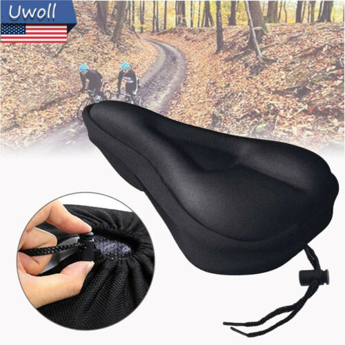 Bike Seat Cushion Cover Soft Padded Mountain Bicycle Saddle Comfort Seat Cover