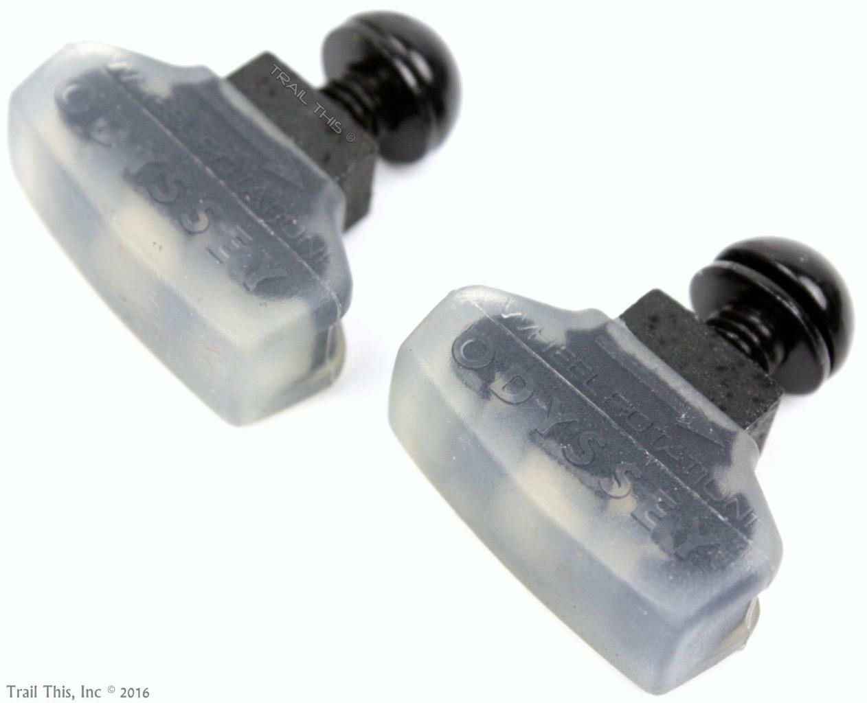 Odyssey Ghost Clear Soft Compound Bmx Bicycle U-brake Pads Threaded Post