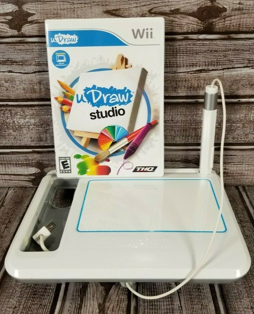 Nintendo Wii U Draw Game Tablet And U Draw Studio Software Tested