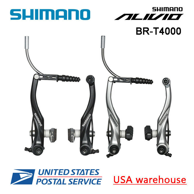 Shimano Alivio Br-t4000 V-brake Caliper Trekking Mtb Bike Front/rear/set (oe)